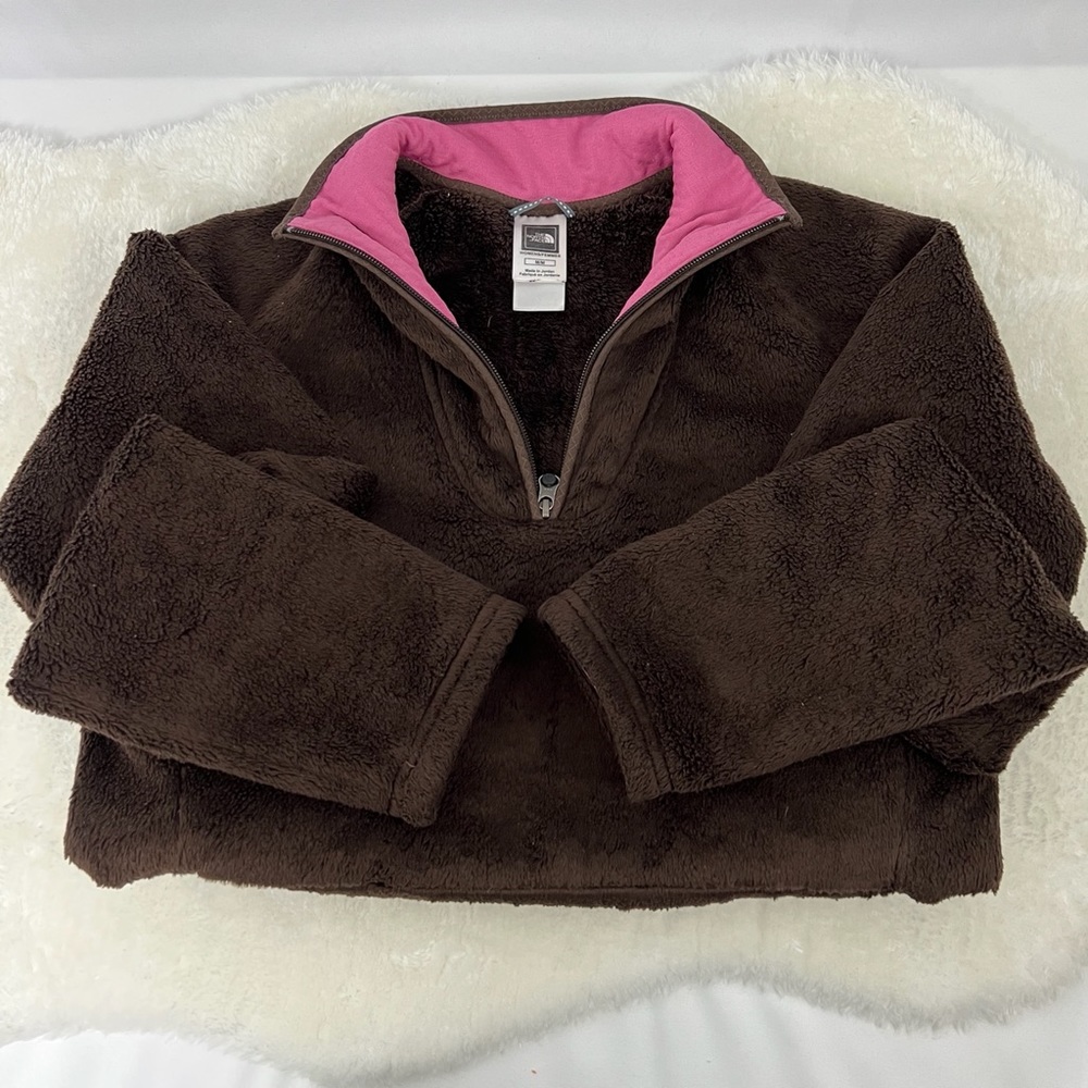 North Face Brown Medium Pull Over Jacket. - image 5